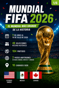 INFOGRAFÍA – MUNDIAL FIFA 2026 🌎⚽