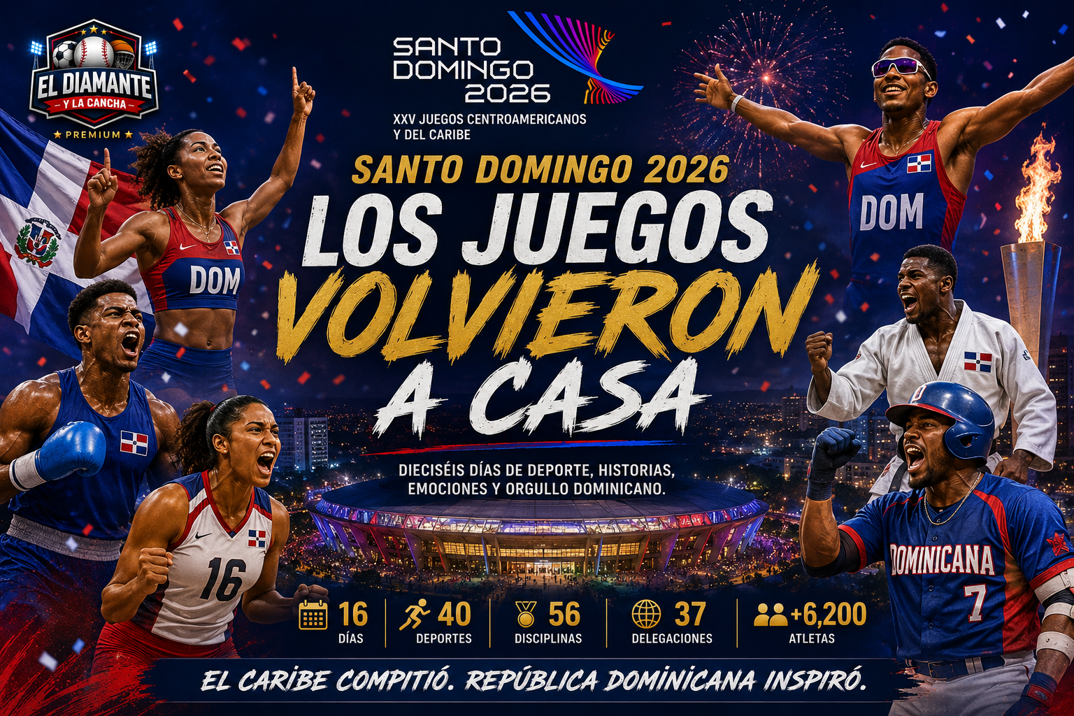 Santo Domingo 2026: los Juegos Centroamericanos y del Caribe volvieron a casa en República Dominicana