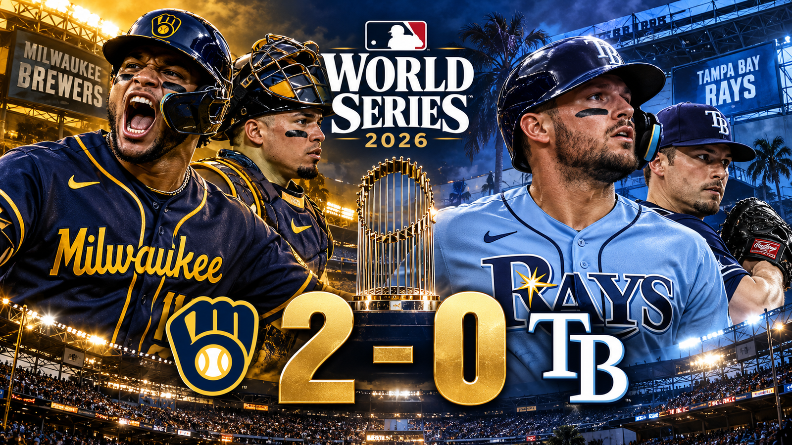 Análisis EDC de la Serie Mundial 2026, Milwaukee Brewers 2-0 Tampa Bay Rays